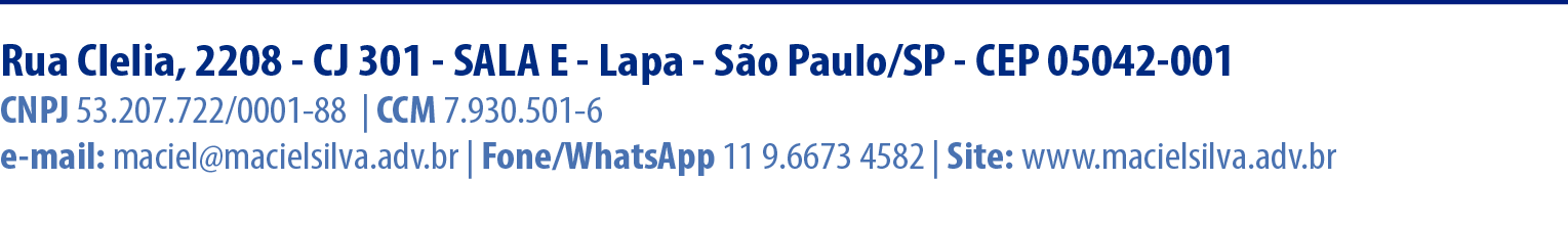 Maciel Silva Advocacia - Contato e registro